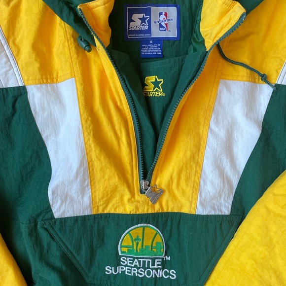 90’s Authentic Seattle SuperSonics Starter Jacket - Picture 2 of 3